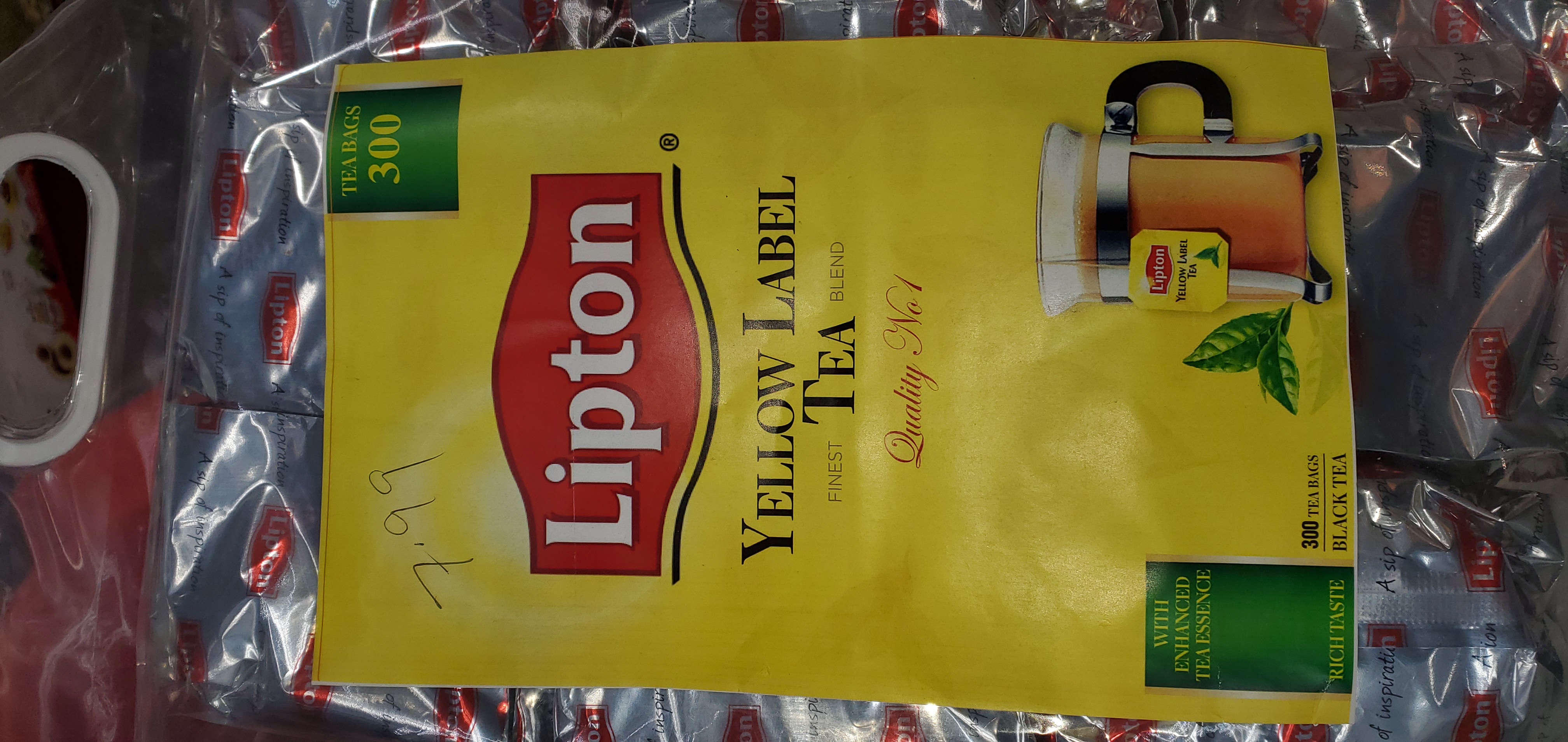 LIPTON YELLOW LABEL TEA (100 Bags)
