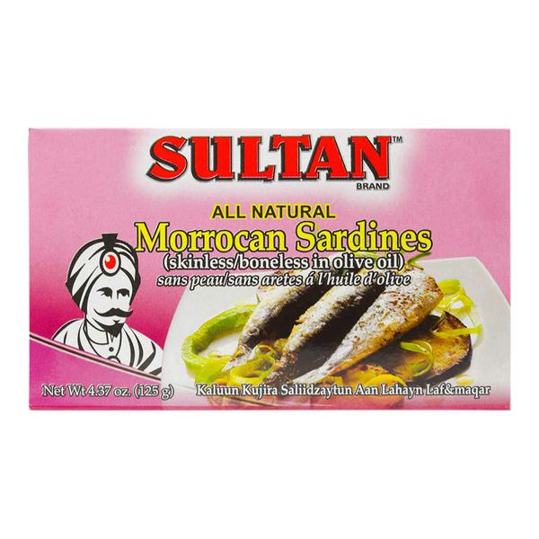 SULTAN MORROCAN SARDINES IN OLIVE OIL (125 GM)