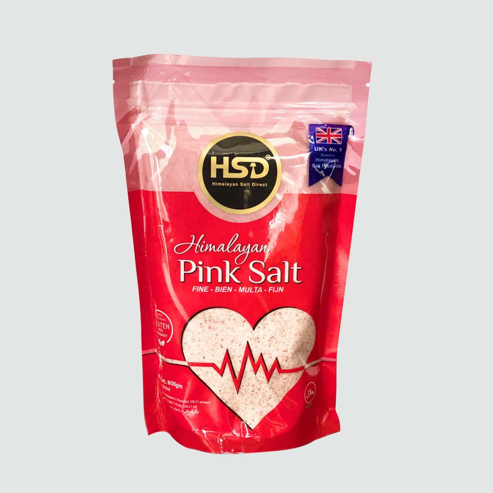 HSD HIMALAYAN PINK SALT (800 gm)
