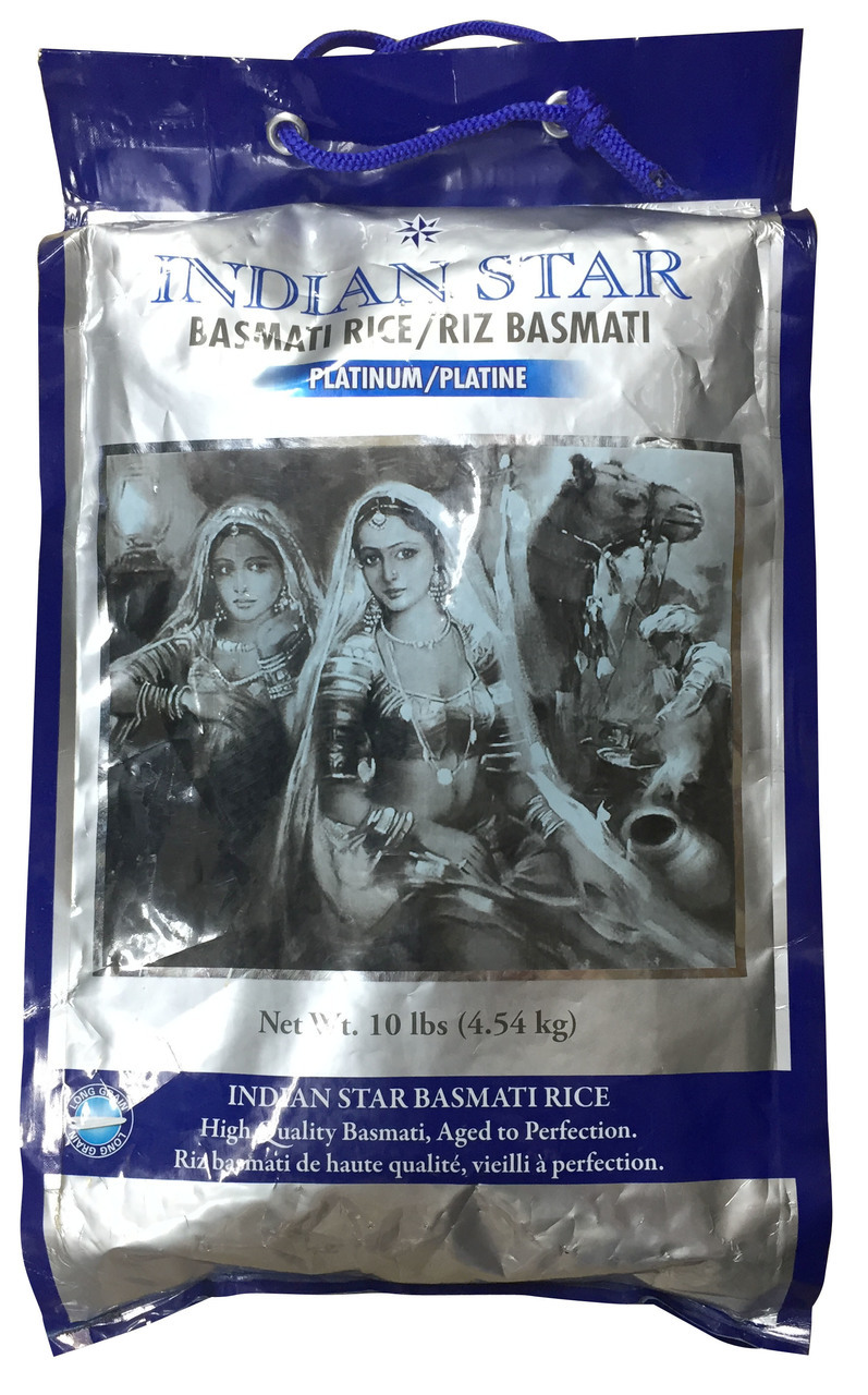 Indian Star Basmati Rice Platinum 10 LB