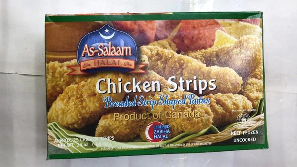 AS-SALAAM CHICKEN STRIPS (FAMILY PACK) (1.3 LB)