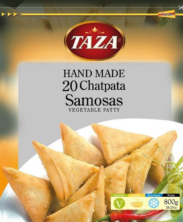 Taza Handmade 20 Chatpata Samosa