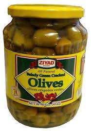 ziyad pickled whole green olives