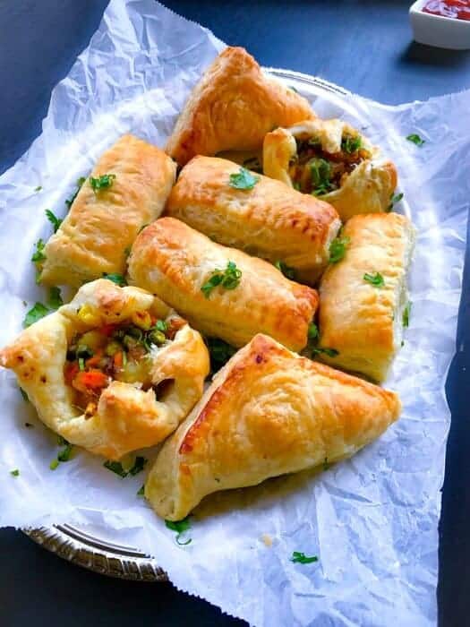 UNITED KING VEGETABLE PASTRY PUFFS (280 GM)