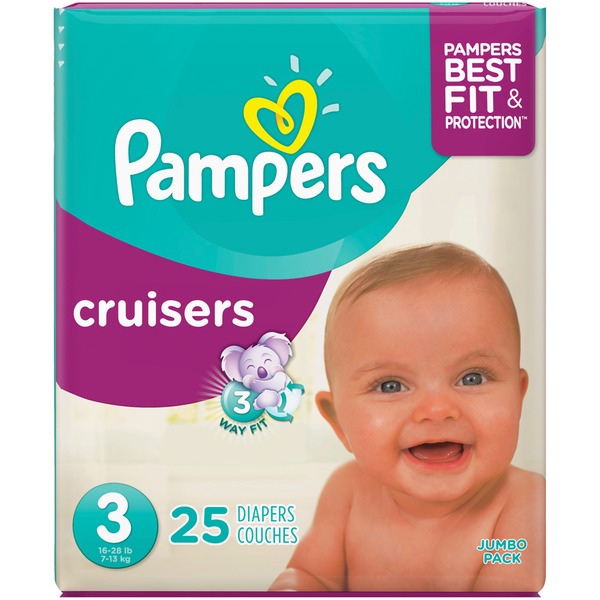 Pampers cruisers size 3 16-28 25pcs