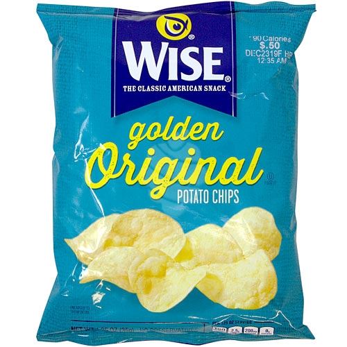 WISE GOLDEN ORIGINAL POTATO CHIPS 1.25 oz