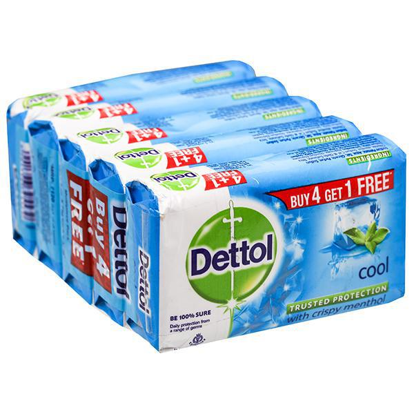 DETTOL SOAP (BUY 4 GET 1 FREE) PACK