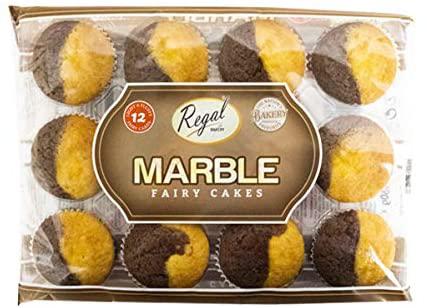 REGAL MARBLE FAIRY CAKES (12 PCS)