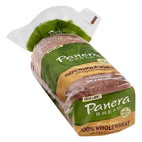 PANERA 100% WHOLE WHEAT BREAD W BULGUR & WHEAT
