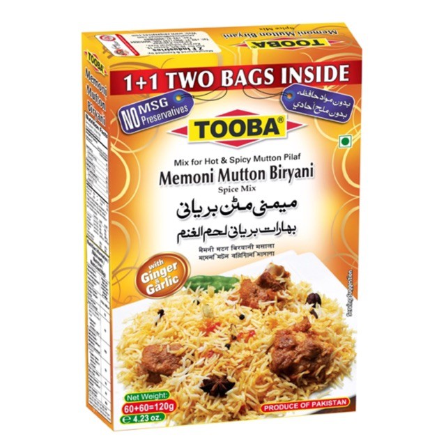 TOOBA Karachi Beef Biryani Mix