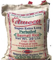 Ameen Super Extra Long Parboiled Basmati Rice 20lb