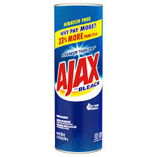 Ajax With Bleach Cleaner