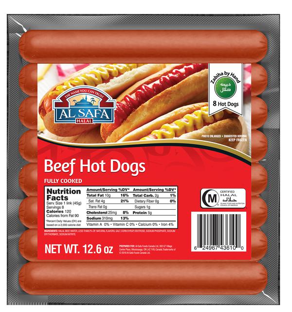 Al Safa Beef Hot Dogs