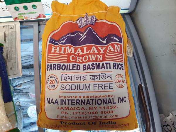 Himalayan Crown Basmati Rice 20lb