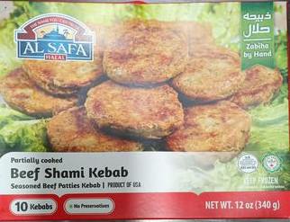 Al Safa Beef Shami Kebab 12 oz