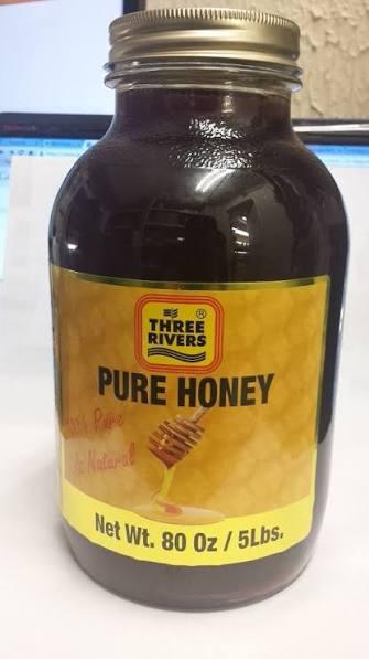 Three Rivers Pure Honey 5lb