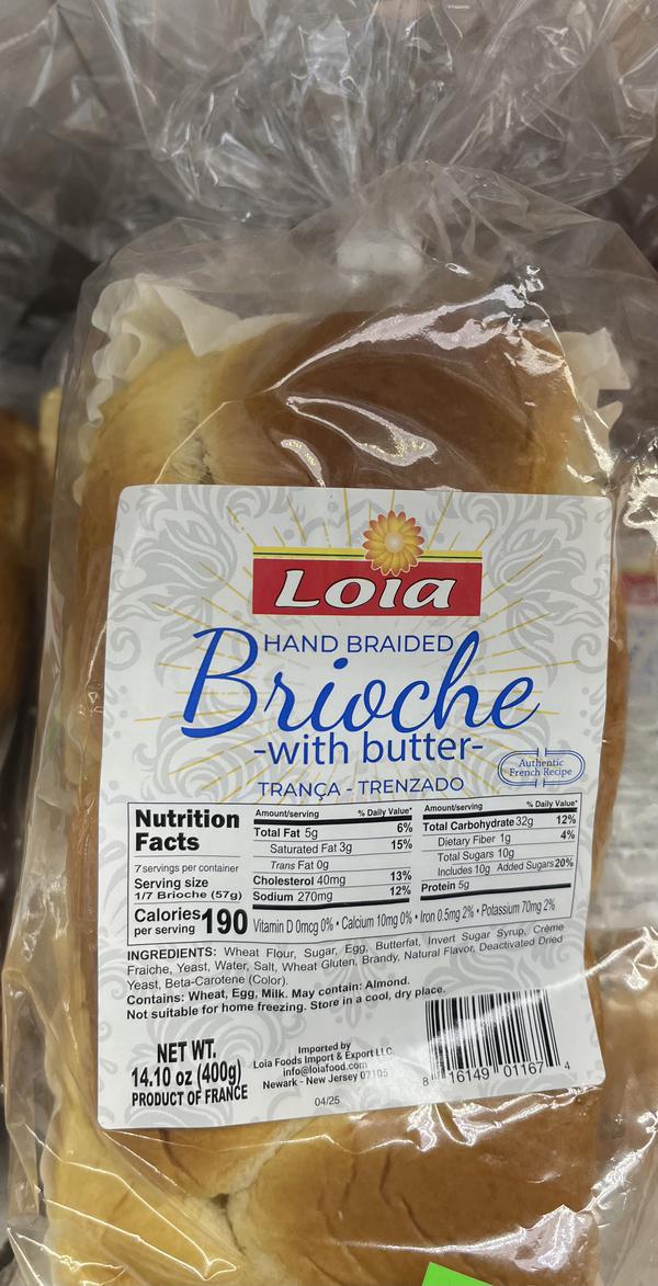 Lola Brioche Bun with butter