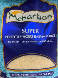 Meherban Super perfectly aged Basmati Rice