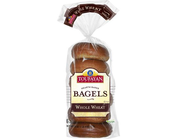 Toufayan Bagels Whole Wheat
