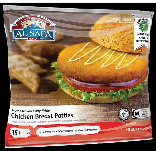 Al Safa Breaded Chicken Patties 3.08LB