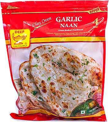 Deep Garlic Naan