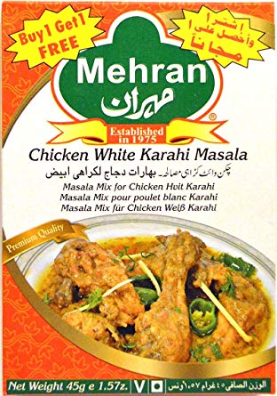 Mehran Chiken White Karahi Masala 45g