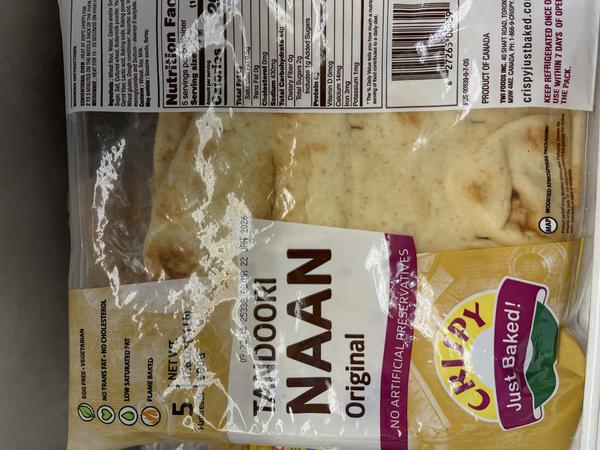 Crispy Tandoori Naan