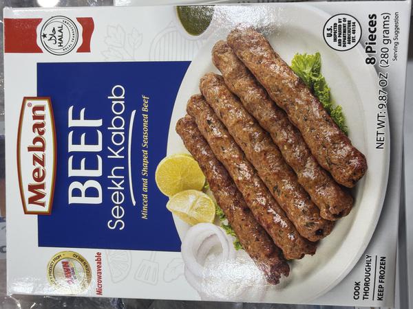 MEZBAN BEEF SEEKH KEBAB (284GM)