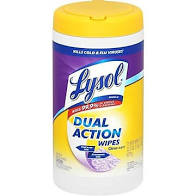 LYSOL DUAL ACTION WIPES 35 WET WIPES