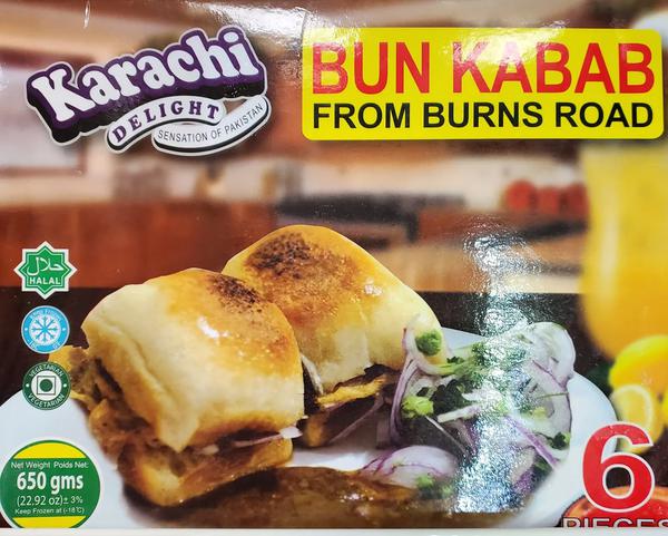 Karachi Delight Bun Kebab