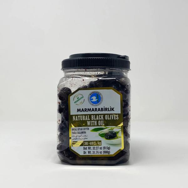 Marmarabilik Natural Black Olives With Oil