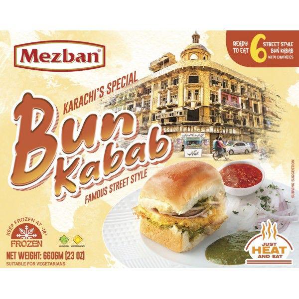 Mezban Chicken Shami Bun Kabab