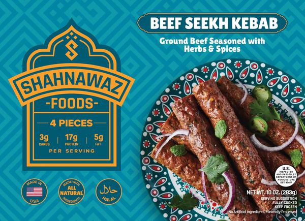 SHAHNAWAZ BEEF SEEKH KEBAB (284GM)