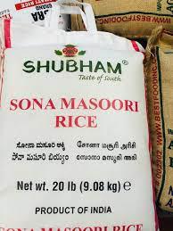 Shubham Sona Masoori Rice