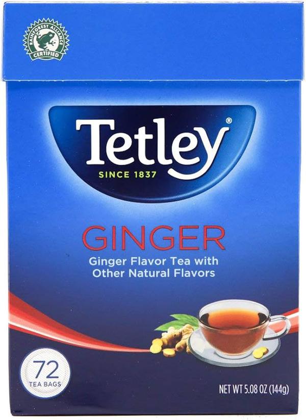 TETLEY GINGER 72BAGS