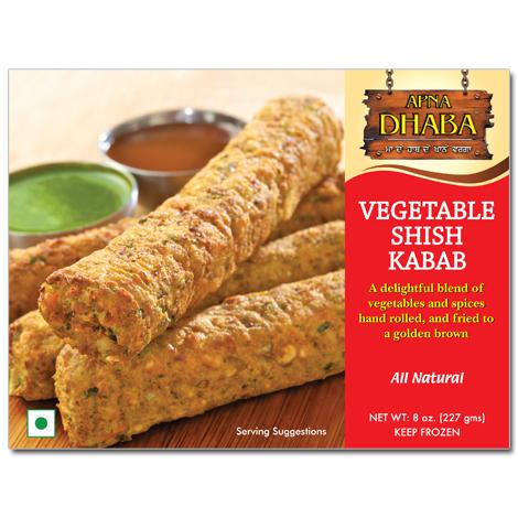 Apna Dhaba Vegetable Shish Kabab 8oz